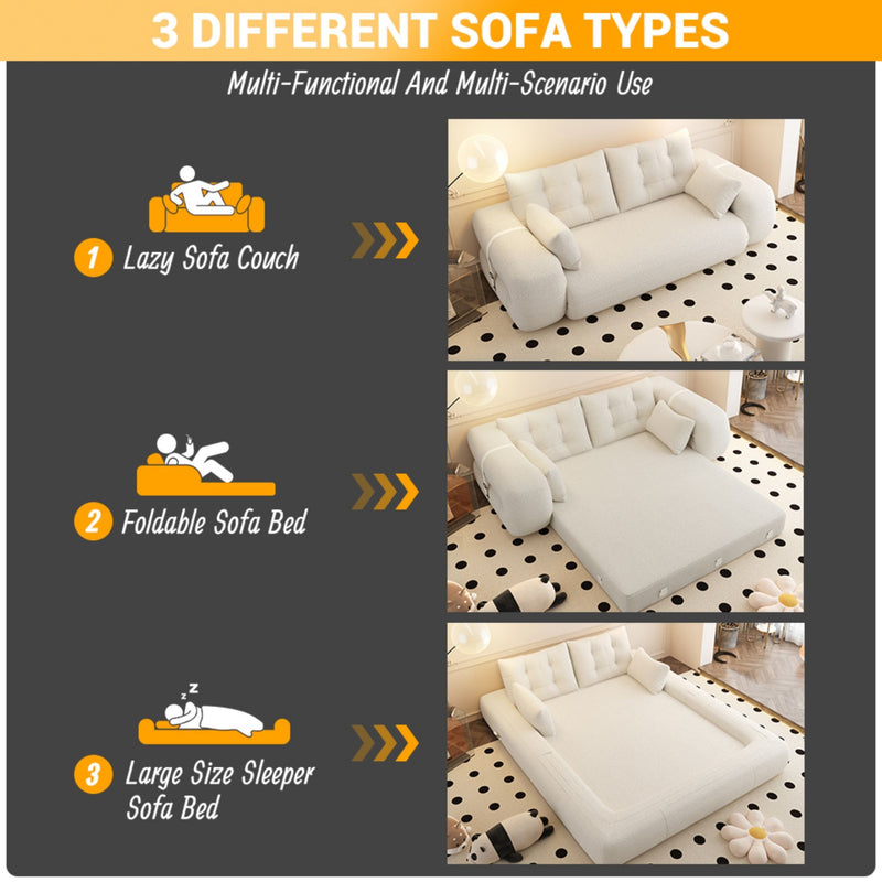 Human Dog Bed, Multi Functional Foldable Sofa Bed, 3 In 1