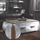 Brancaster - Coffee Table - Antique Oak & Aluminum - Atlantic Fine Furniture Inc