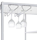 Figueroa - 5-Shelf Wine Storage Bar Cabinet - White High Gloss