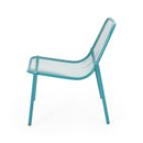 Outdoor Iron Chair With Mesh Design