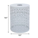 Modern Iron Solar Side Table With Built - In Light