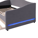 Design Upholstered Daybed With Light And Trundle