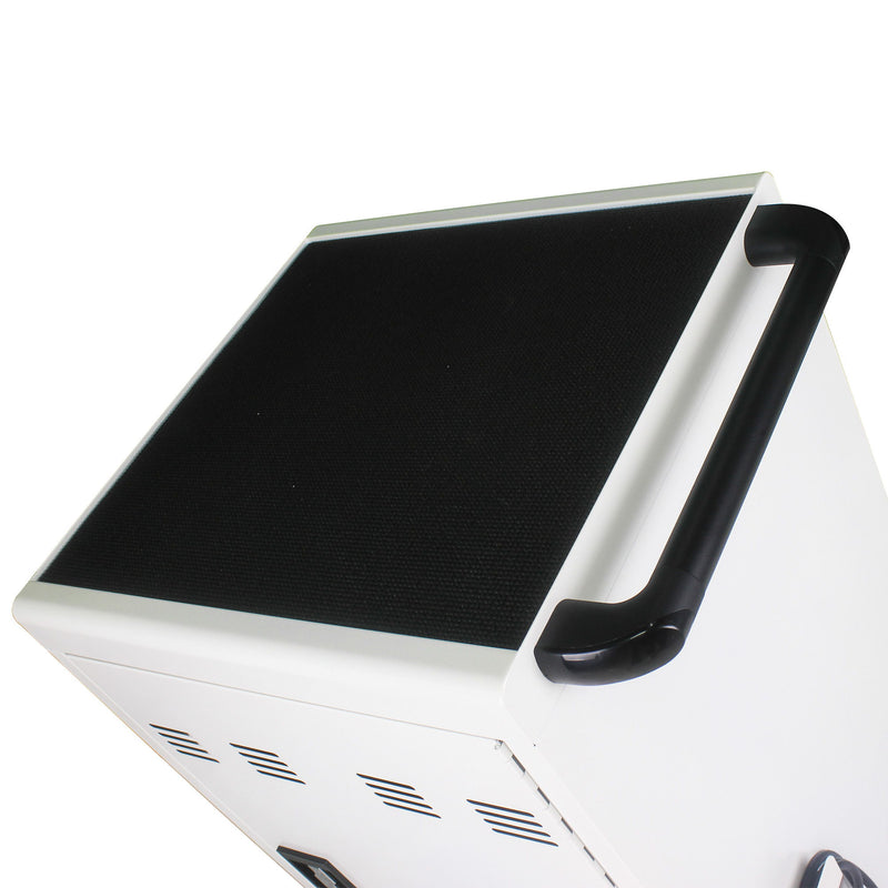 Mobile Charging Cart Station For Chromebook, Tablet And Laptop Computer With Power Strip Included