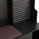 Hallway Hall Tree With Removable Cushion Bench, Coat Rack, Storage Shelves