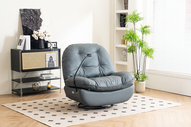 Power Recliner Swivel Glider USB Charger With Bluetooth Music Player, Sleep, Working, Game And Leisure