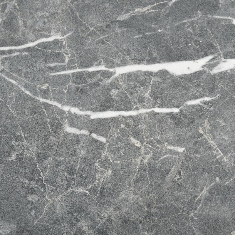 Franklin - 59" Round Dining Table - Gray And Dark Oak