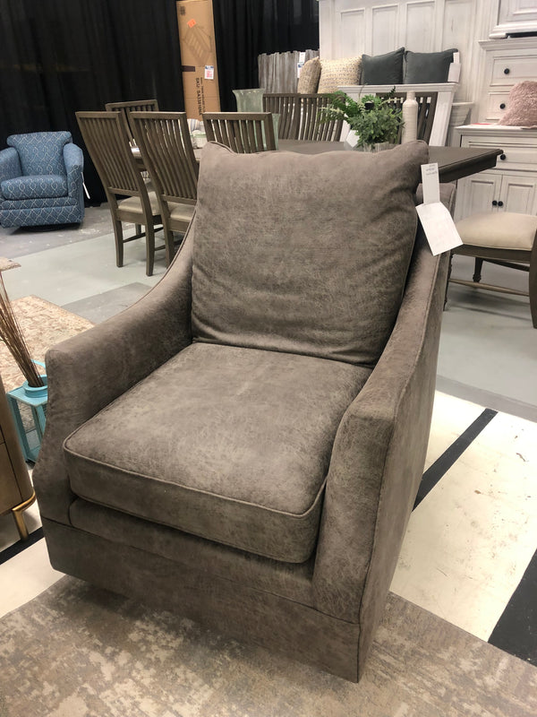 JMD Upholstered Swivel Glider Chair - NW ELK Fabric
