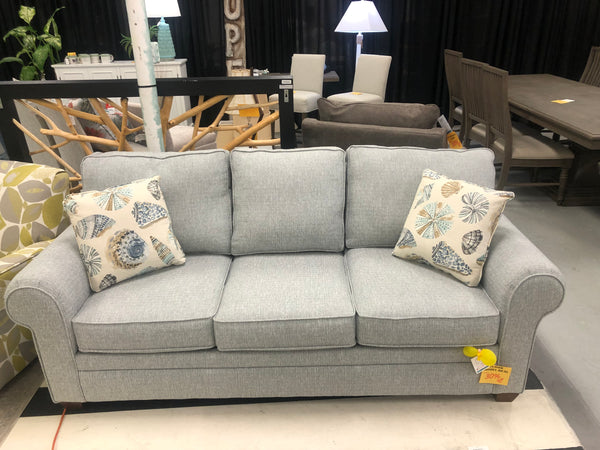 Custom Stanley Upholstered Rolled Arm Sofa