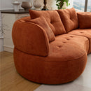 Modular Sofa, Durable Fabric, Solid Wood Frame, High Density Sponge Padding, Seating For 4