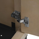 Modern Freestanding Bathroom Vanity With Ceramic Sink, Hot And Cold Faucet, Storage Cabinet & Open Shelf