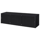 Murray - 70" 2-Door TV Stand Media Console - Black