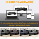 Modular L Shaped Floor Living Room Sofa Set With 6 Pillows