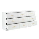 9 Drawer Dresser, Ample Storage For Bedroom