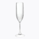 Tritan Lexington - Unbreakable Plastic Champagne Flutes, Durable Glass Alternative (Set of 4), 6Oz - Clear