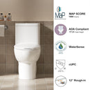 1 Piece Toilet With Tornado Flush, Soft Closing Seat