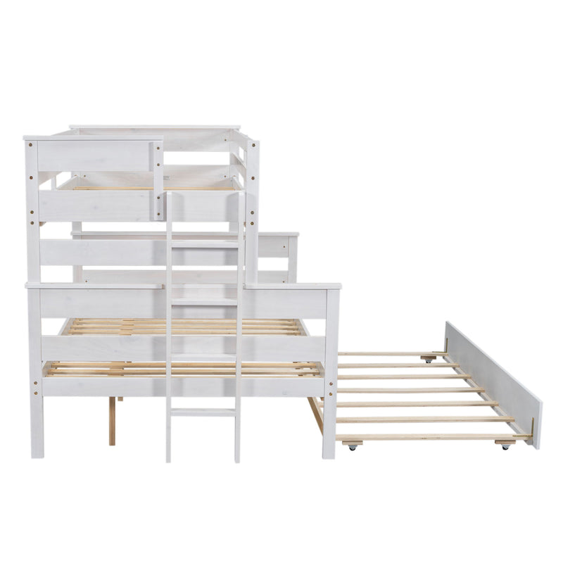 Detachable Design Bunk Bed With Ladder