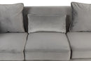 Bayberry - Velvet Sofa With 3 Pillows