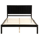 Platform Bed Frame with Headboard, Wood Slat Support, No Box Spring Needed, Full, Espresso(OLD SKU:WF191419AAP)