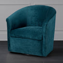 Eden - Swivel Chair With Microfiber Upholstery And Hardwood Frame