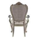 Ariadne - Arm Chair (Set of 2) - Velvet & Antique Platinum