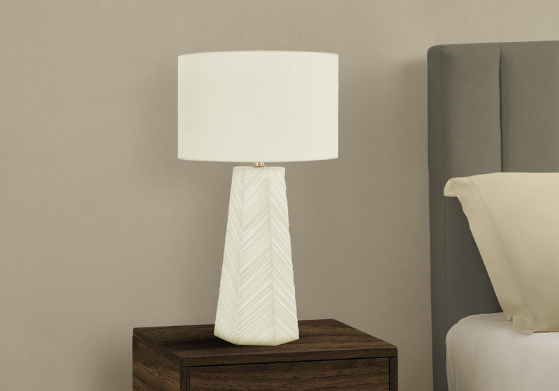 Lighting, Table Lamp, Ceramic, Contemporary - White