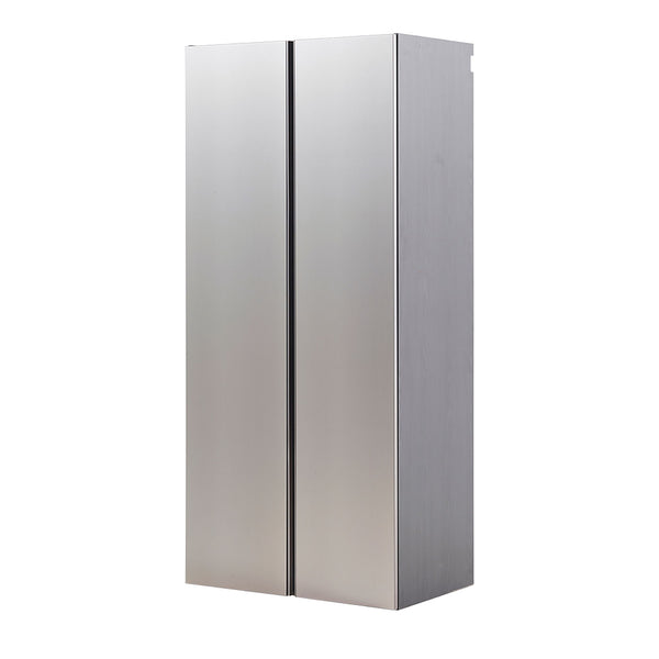 Nova Series - Wall Mounted Wood Utility Storage Garage Cabinet With Soft Closing Doors - Dark Gray