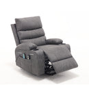 Large Size Electric Power Lift Recliner Chair Sofa With 8 Point Vibration Massage And Lumbar Heat