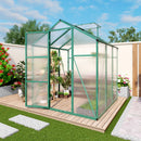 Polycarbonate Walk-In Greenhouse, Raised Base For Outdoor In All Season