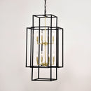 8 Light Lantern Chandelier Lighting, Entryway Chandeliers For High Ceilings, Chandeliers For Dining Room, Foyer, Entry, Staircase, Hallway, Height Adjustable (E12 Bulbs Not Included)