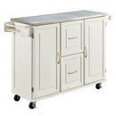 Blanche - Kitchen Cart - Steel Top