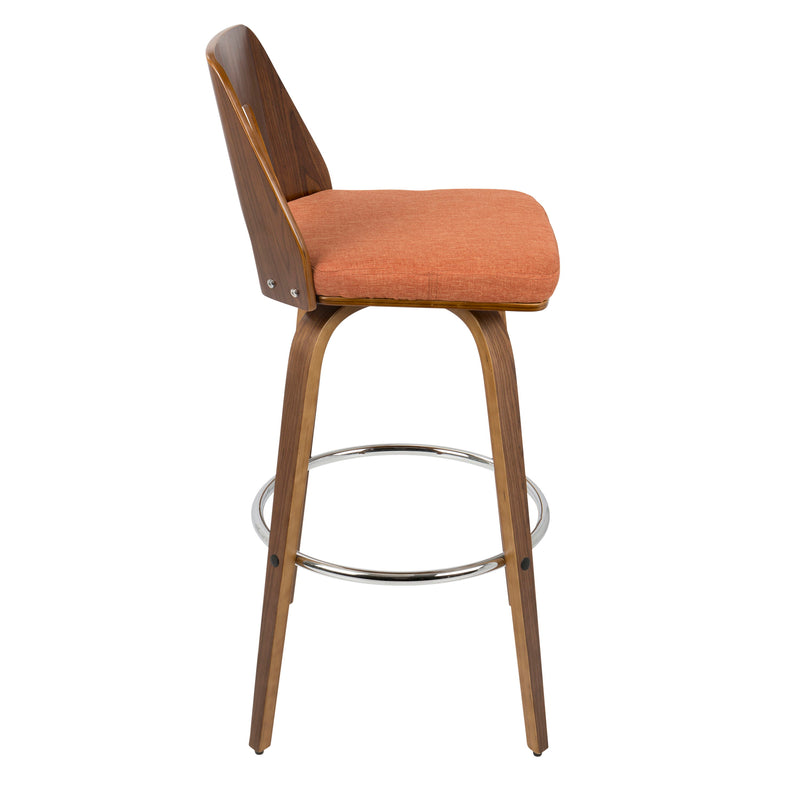 Trilogy - Mid Century Modern Barstool (Set of 2)