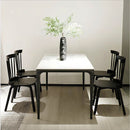 Solid Wood Slat Back Windsor Chair (Set of 2)