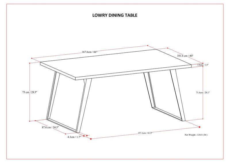 Lowry - Handcrafted Square Dining Table