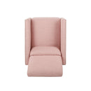 Kiersten - Contemporary Fabric Pushback Recliner