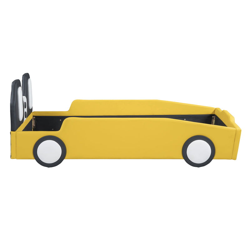High Quality Race Car Shaped Platform Bed & Wheels