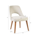 Nola - Dining Side Chair (Set of 2) - Cream