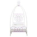 Priya II - Full Bed - White & Light Purple - Atlantic Fine Furniture Inc