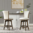 Henry - Armless Swivel Counter Height Bar Stool