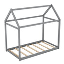 Wooden House Shaped Bed