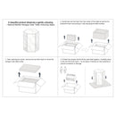 Modern Minimalist Hexagon Side Table