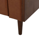 Contemporary 3 Seater Sofa With Tufted Design