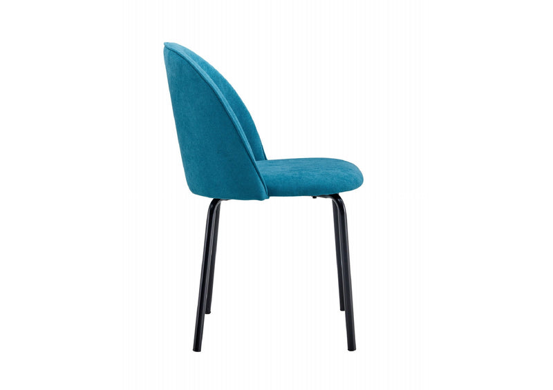 Modern Chair With Iron Tube Legs, Soft Cushions And Comfortable Backrest, Suitable For Dining Room, Living Room, Cafe