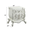 Vanaheim - Nightstand - Antique White Finish - Atlantic Fine Furniture Inc