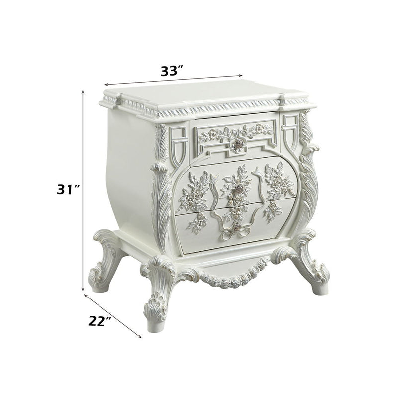 Vanaheim - Nightstand - Antique White Finish