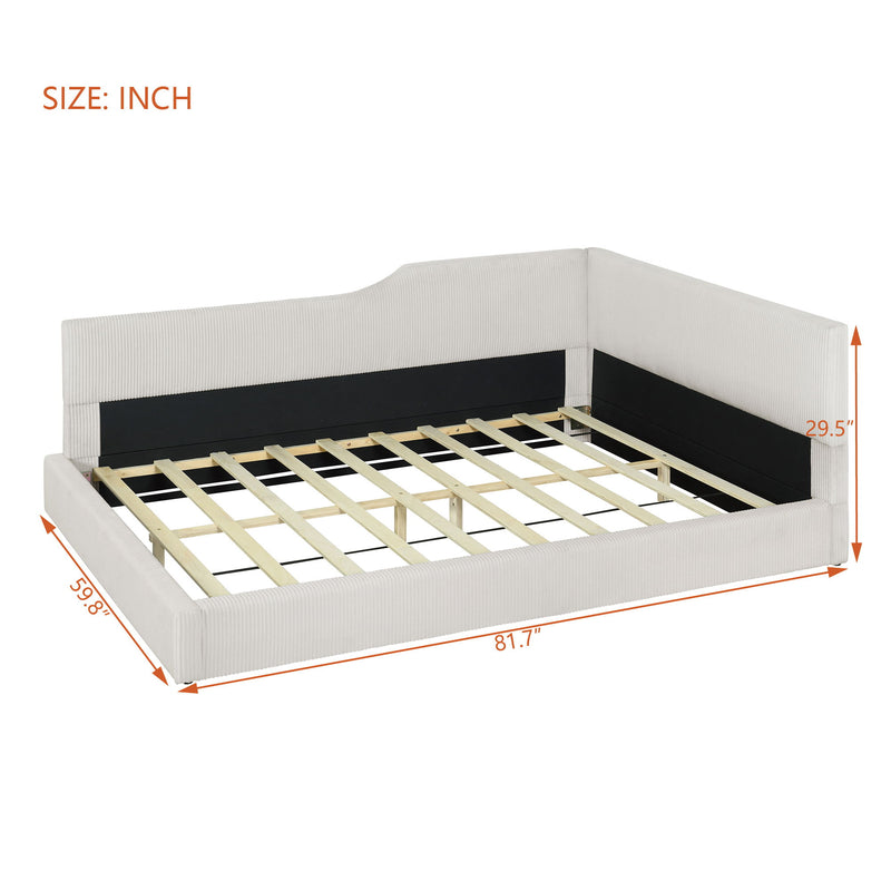 L Shaped Upholstered Daybed