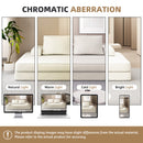 Multifunctional Convertible Sofa Bed With 2 Tumbler Backrests And 2 Pillows, Deep Seat Couch