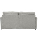 Cozy Upholstered Plush Cushion Loveseat Sofa For Living Room