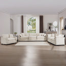 Elegant Corduroy Oversized Sectional Sofa Set With Deep Seats And Flexible Layout