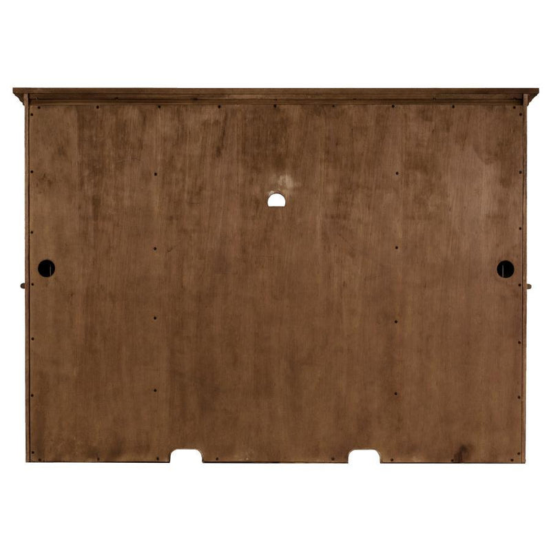 Hartshill - 2-Door Hutch With Shelves - Burnished Oak