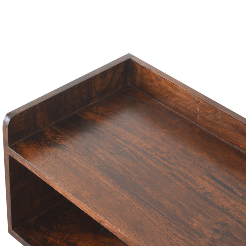 Nordic Storage Bench - Walnut